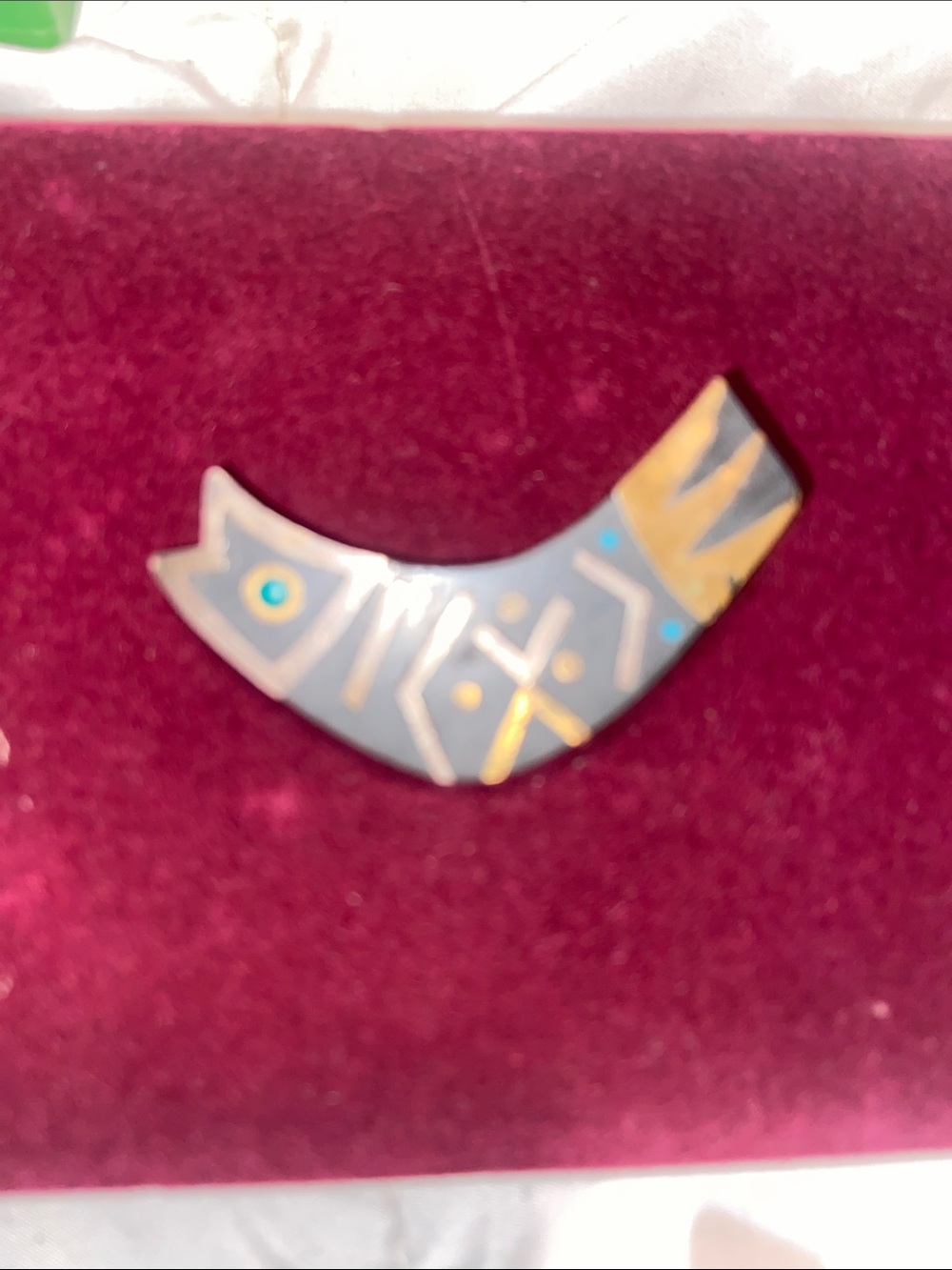 1950 Vintage Tono Taxco Sterling Silver Fish Brooch /pendant